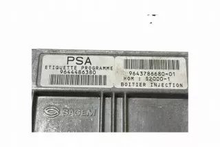9643786680 Блок управления двигателем Citroen C5 1 Арт e12241385, вид 2
