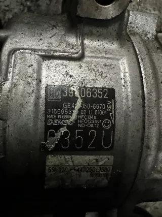 39006352 Компрессор кондиционера Opel Corsa E Арт e12234822, вид 2