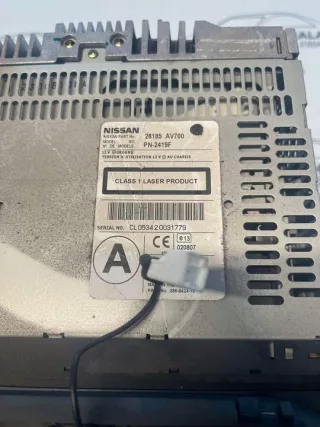 28185-AV700 PAK6663XX Блок навигации Nissan Primera 12 Арт e12233870, вид 2