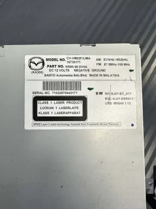 KR8566DV0A Блок навигации Mazda 5 1 Арт e12233542, вид 2