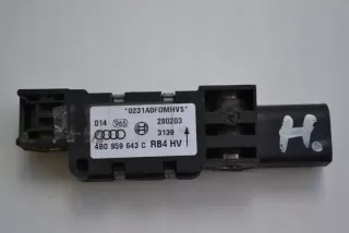 4B0959643C Датчик удара Audi A6 C5 (S6,RS6) Арт e12225872, вид 1