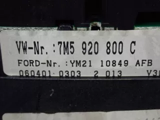YM2110849AFB 7M5920800C Щиток приборов (приборная панель) Ford Galaxy 1 Арт e12214181, вид 9