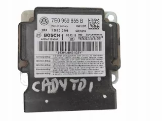 7E0959655B Блок AirBag Volkswagen Caddy 3 Арт e12213442, вид 1