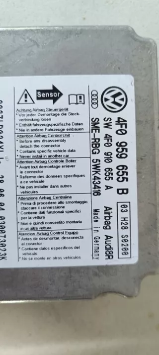 4F0959655B 256282 Блок AirBag Audi A6 C6 (S6,RS6) Арт e12212894, вид 1