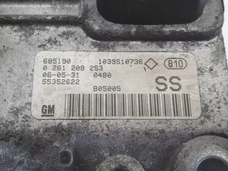 0261208253 Блок управления двигателем Opel Corsa C Арт e12201592, вид 2