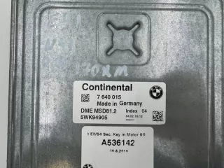 7640015 Блок управления двигателем BMW 3 E90/E91/E92/E93 Арт e12199994, вид 3