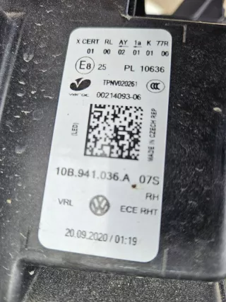 10B941036A Фара правая Volkswagen ID3 Арт e12189942, вид 8