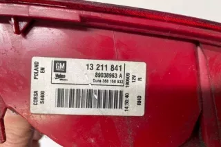 13211841 Фонарь задний правый Opel Corsa D Арт e12185477, вид 1