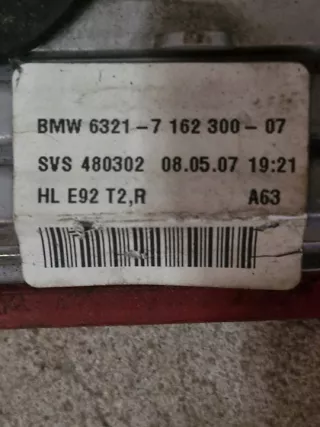 7162300 Фонарь задний правый BMW 3 E90/E91/E92/E93 Арт e12183740, вид 3