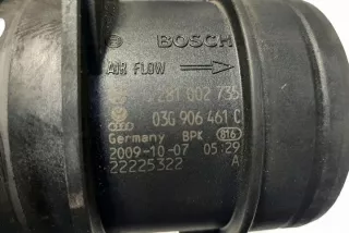 03G906461C Расходомер воздуха Audi A4 B8 Арт e12179128, вид 3