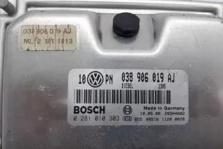 038906019AJ Блок управления двигателем Volkswagen Passat B5 Арт e12174688, вид 1