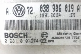 038906019AT Блок управления двигателем Volkswagen Bora Арт e12174208, вид 1