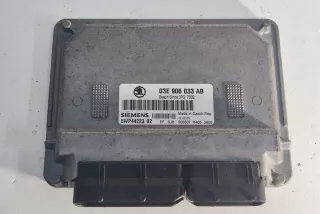 03E906033AB Блок управления двигателем Skoda Fabia 1 Арт e12173651, вид 1