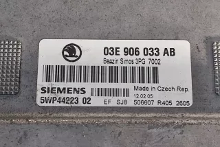 03E906033AB Блок управления двигателем Skoda Fabia 1 Арт e12173651, вид 2