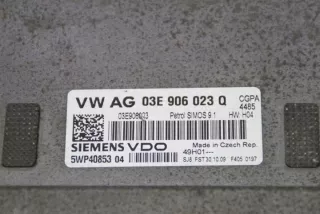 03E906023Q Блок управления двигателем Skoda Fabia 2 Арт e12173615, вид 4
