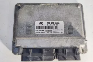 03E906033A Блок управления двигателем Skoda Fabia 2 Арт e12173591, вид 2