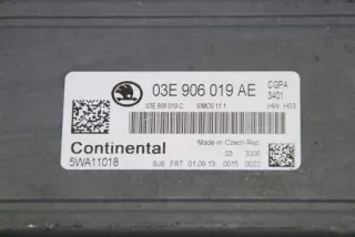 03E906019AE Блок управления двигателем Skoda Fabia 2 Арт e12173565, вид 4