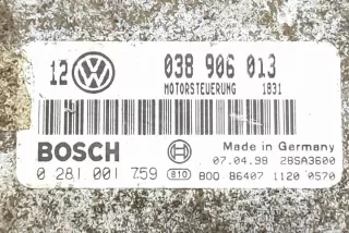 038906013 Блок управления двигателем Seat Ibiza 4 Арт e12173136, вид 2