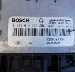 0281014353 8200601334 Блок управления двигателем Renault Megane 2 Арт e12172903, вид 2