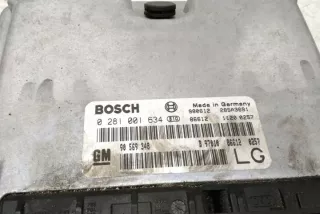 0281001634 Блок управления двигателем Opel Vectra C  Арт e12172325, вид 2