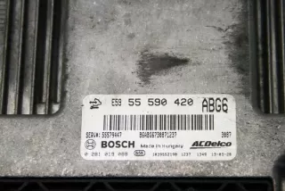 55590420 Блок управления двигателем Opel Astra J Арт e12171970, вид 1