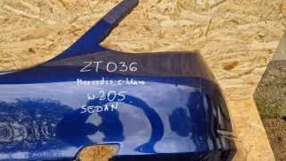 2058850138 Бампер задний Mercedes C W205 Арт e12170407, вид 2
