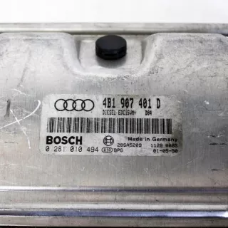 4B1907401D Блок управления двигателем Audi A6 C5 (S6,RS6) Арт e12167636, вид 1