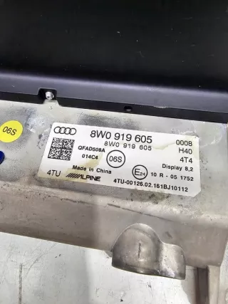 8W0919605 Блок навигации Audi A4 B9 Арт e12159130, вид 8