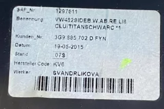3G9885702D Подушка безопасности Volkswagen Passat B8 Арт e12157617, вид 4