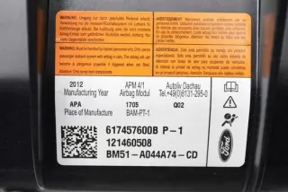 DXACB7, BM51A044A74CD Подушка безопасности Ford C-max 2 Арт e12149719, вид 3