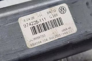 3C9959703 Моторчик стеклоподъемника Volkswagen Passat B6 Арт e12137096, вид 3