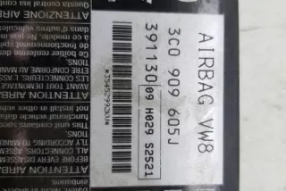 3C0909605J Блок AirBag Volkswagen Passat B6 Арт e12129132, вид 3