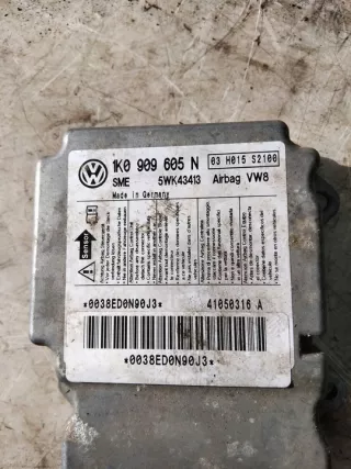 1K0909605N Блок AirBag Volkswagen Golf 5 Арт e12128980, вид 2