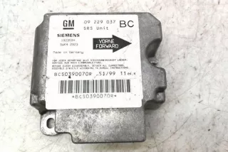 F35_ 09229037 Блок AirBag Opel Astra G Арт e12128486, вид 2