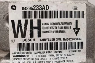 04896233AD Блок AirBag Jeep Grand Cherokee III (WK) Арт e12127834, вид 2