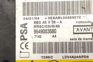 9649003580 Блок AirBag Citroen C2  Арт e12127513, вид 2