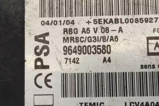 9649003580 Блок AirBag Citroen C2  Арт e12127513, вид 6
