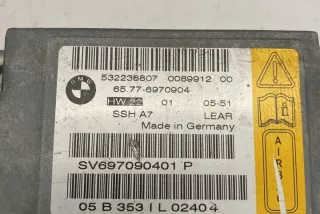 6970904 Блок AirBag BMW 7 E65/E66 Арт e12127327, вид 1