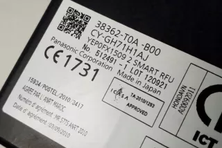 38362T0AB00 Блок управления (другие) Honda CR-V 4 Арт e12118979, вид 2