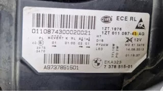 7378515 7378515-01 A9737851501 7378516 7378516-01 A8737851601 Фара левая BMW 5 F10/F11/GT F07 Арт e12108624, вид 4