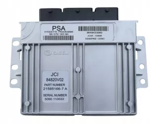 9657018380 9649433980 84820V02 21585166-7A Блок управления двигателем Peugeot 1007 Арт e12093527, вид 1