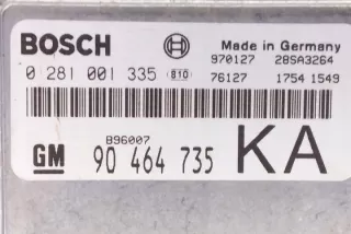 90464735 Блок управления двигателем Opel Vectra B Арт e12093471, вид 1