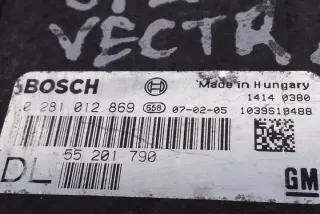 55201790 Блок управления двигателем Opel Vectra C  Арт e12093426, вид 3