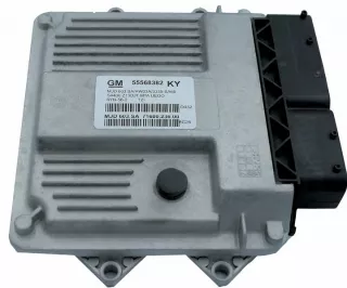 55568382 55568382KY Блок управления двигателем Opel Corsa D Арт e12093334, вид 1
