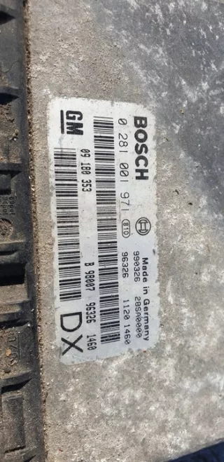 09180353 0281001971 Блок управления двигателем Opel Astra G Арт e12093253, вид 2