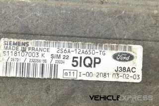 2S6A12A650TG Блок управления двигателем Ford Fiesta 5 Арт e12090970, вид 2