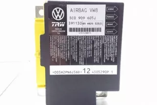 3C0909605J Блок AirBag Volkswagen Passat B6 Арт e12069690, вид 2