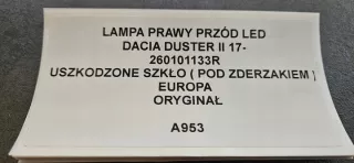 260101133R Фара правая Dacia Duster 2 Арт e12065761, вид 9