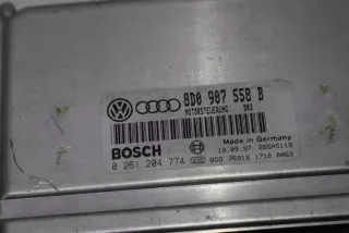 8D0907558B Блок управления двигателем Volkswagen Passat B5 Арт e12061370, вид 2
