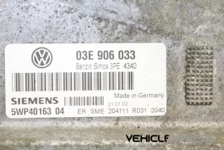 03E906033 Блок управления двигателем Skoda Fabia 1 Арт e12060996, вид 1